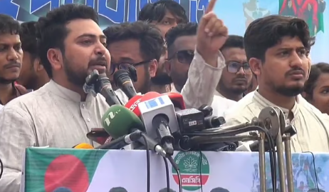 গণভোট ও জুলাই সনদ অস্বীকার করছে সরকার: নাহিদ ইসলাম